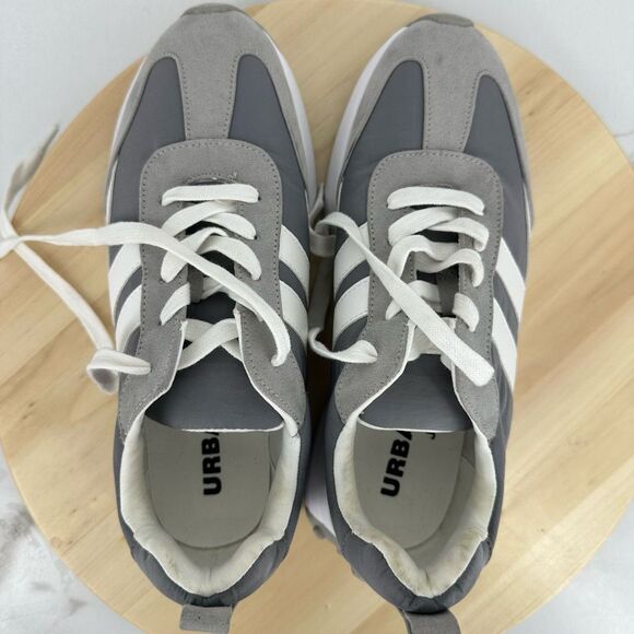 J/Slides Jonnie Luxe Nylon Sneakers Shoes Women’s 9 Grey White Casual Comfort - Picture 12 of 14